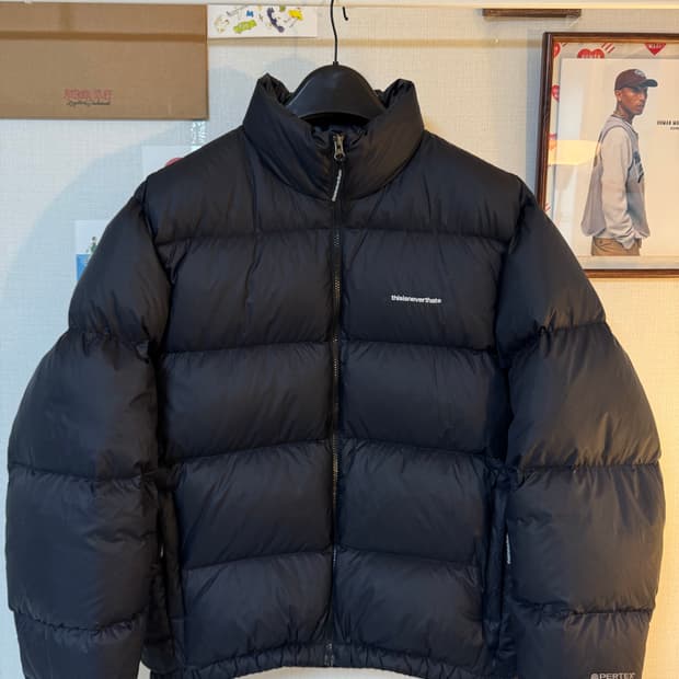 [L]디스이즈네버댓 퍼텍스 구스다운 패딩 자켓 블랙