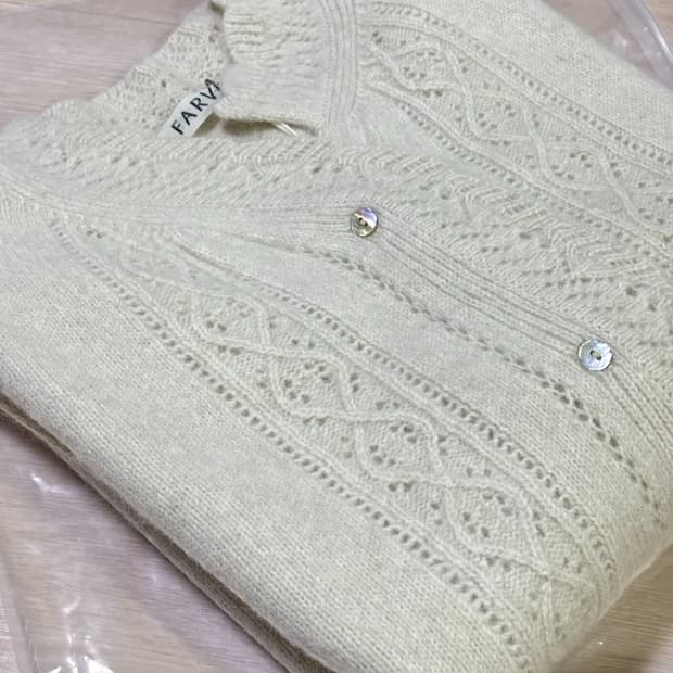 파르벵 25fall ALPACA FRILL KNIT