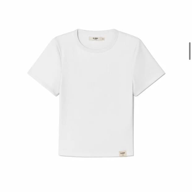 G CLASSIC RIB CREW NECK TEE (WHITE)