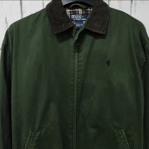 폴로 랄프로렌 그린 컬러 블루종 바라코타