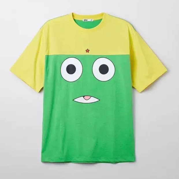 스파오 케로로 티셔츠