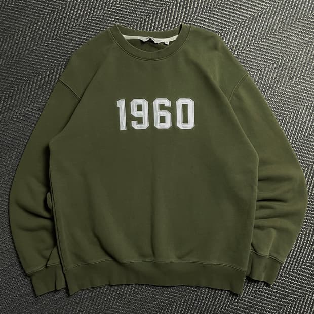 유니폼 브릿지 1960 빅로고 박시핏 스웻 셔츠o 6077