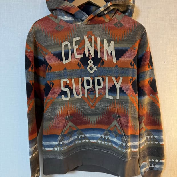 [S]데님&서플라이 나바호 패턴 후드티