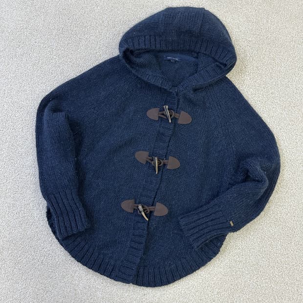 S 타미힐거 떡볶이 니트 가디건 0320D