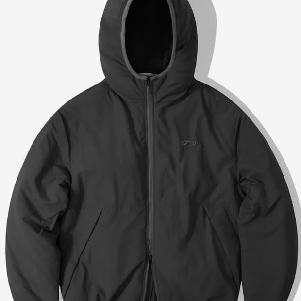 트릴리온 오버핏 심볼 로고 후드 패딩