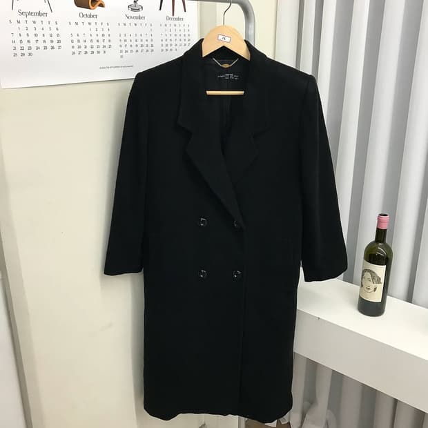 일제 캐시미어 100 더블 코트