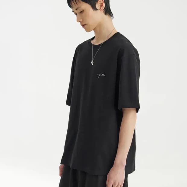 유스 hs 로고 티셔츠 반팔 L