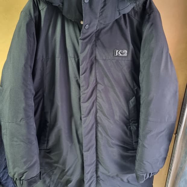 k2 남성 플라이워크 구스 롱패딩 