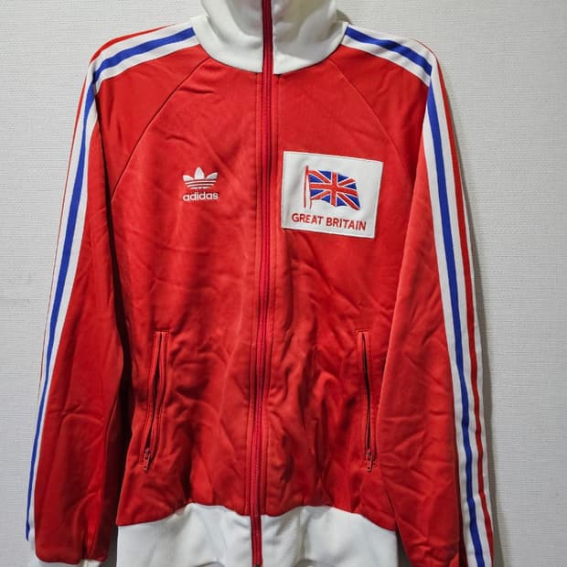 아디다스 영국 트랙탑 져지 85~90 XS~S