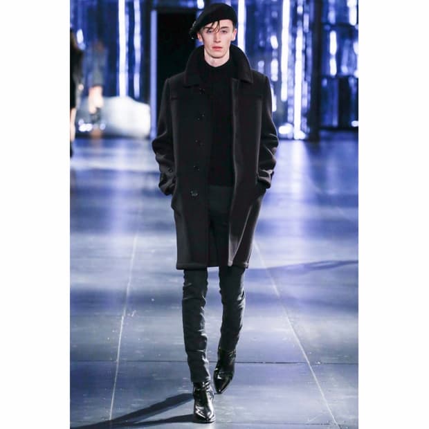 생로랑 15FW 헤비 울 코트