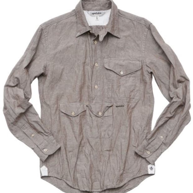 스펙테이터 린넨 풀오버 셔츠, M