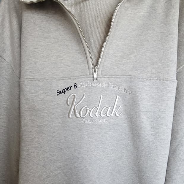 코닥 그레이 아노락 하프집업 맨투맨 XL사이즈