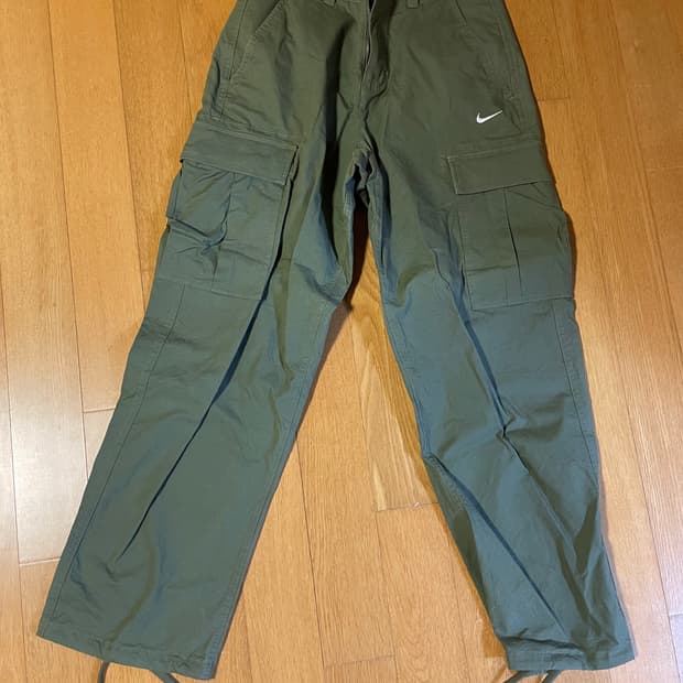나이키 카고팬츠 카키 m