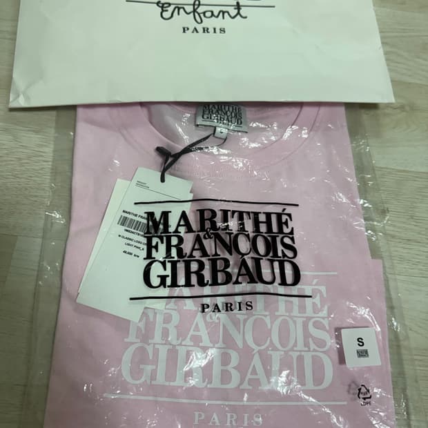  MARITHE W CLASSIC LOGO CROP TEE light p