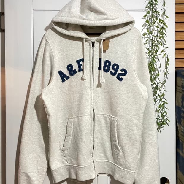 멜란지 후드 집업