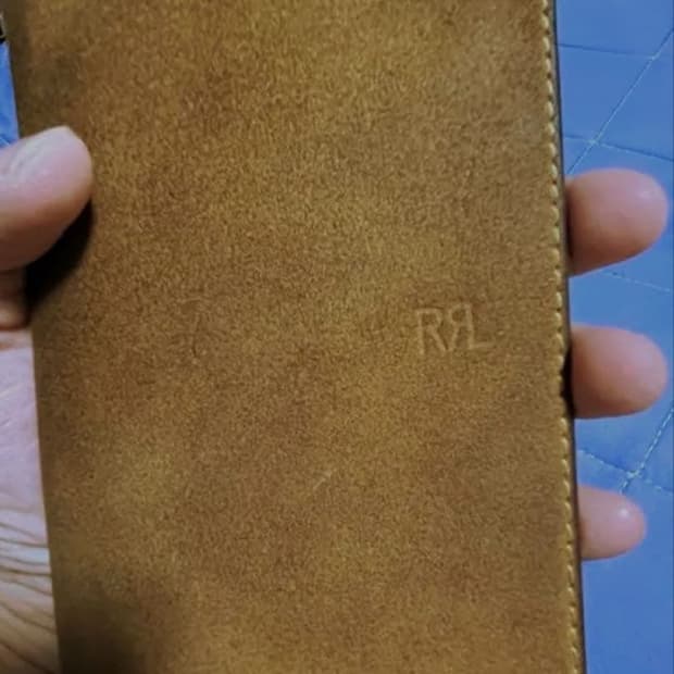 RRL 더블알엘 러프아웃스웨이드 장지갑