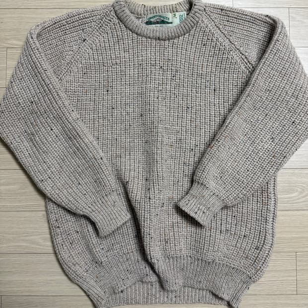 아란크래프트 arancrafts 100%울 니트 스웨터