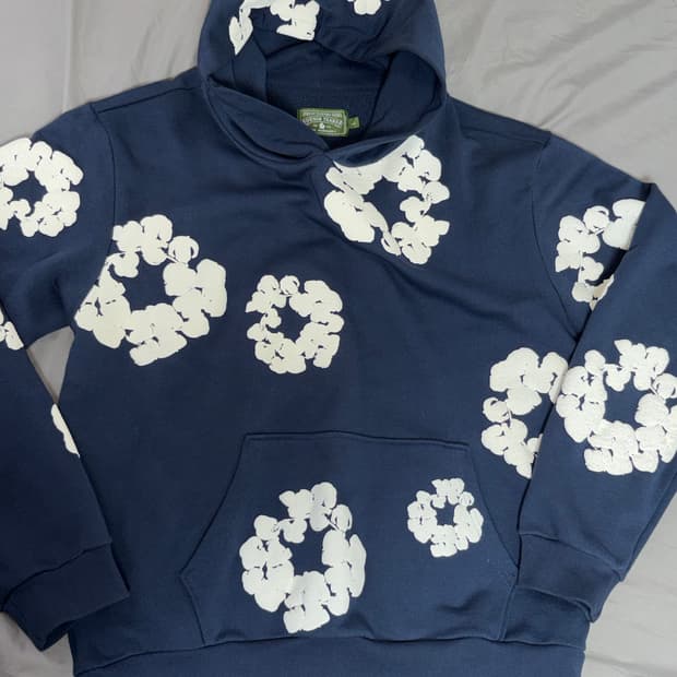 데님티어스 후드티 네이비