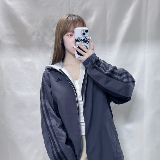 아디다스 00‘s JAPAN 사이드라인 바람막이 