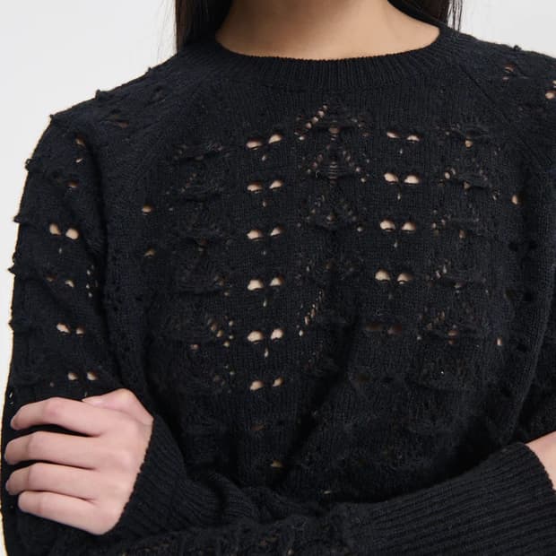 [S,M]세실리에 반센 BIDANE PULLOVER 니트/블랙