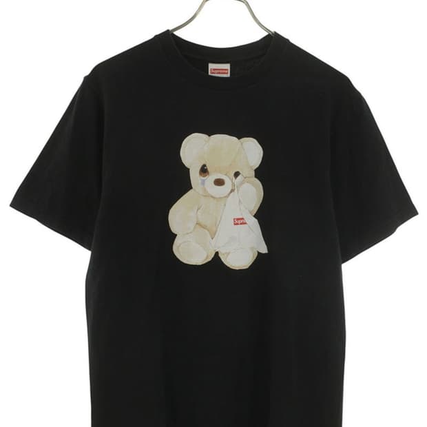 슈프림 베어 티셔츠 블랙 - 25SS