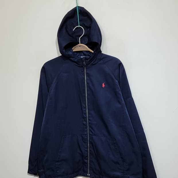(L) 랄프로렌 폴로 후드점퍼 네이비 로고 자켓 캐주얼 