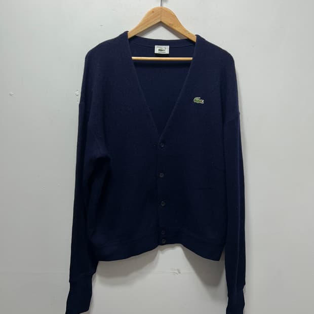 라코스테 남성 가디건 니트 네이비 XL 