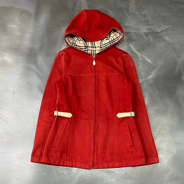  버버리 블루라벨 기마로고 후드 자켓 y15181