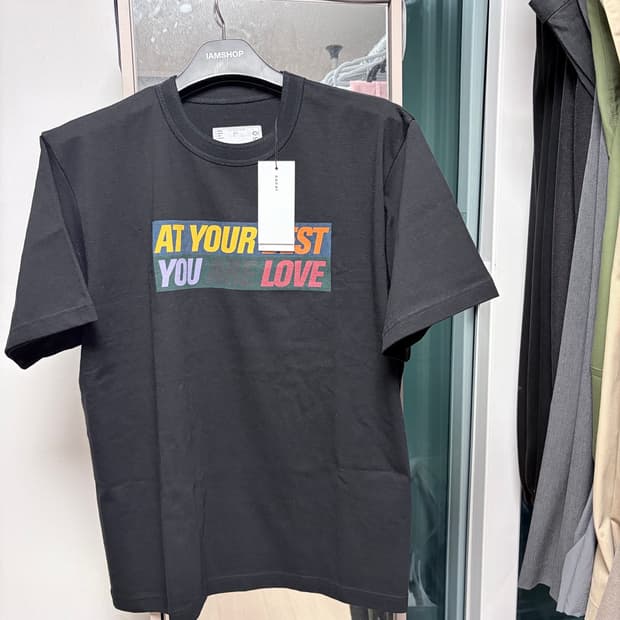 Sacai 26ss 블랙 반팔티 5사이즈