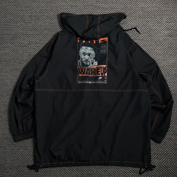 90s 나이키 올드스쿨 알론조 모닝 빅로고 박시핏 바람막이o 4765