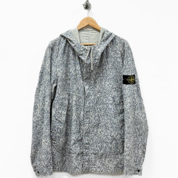 스톤아일랜드 디지털 카모 프린팅 리버시블 후드 자켓