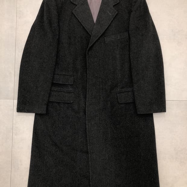 발스타 이태리 로로피아나 울 캐시미어 클래식 체스터필드 롱코트 50