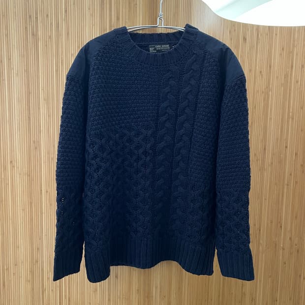 일본브랜드 Cube sugar 코만도 밀리터리 니트 판매