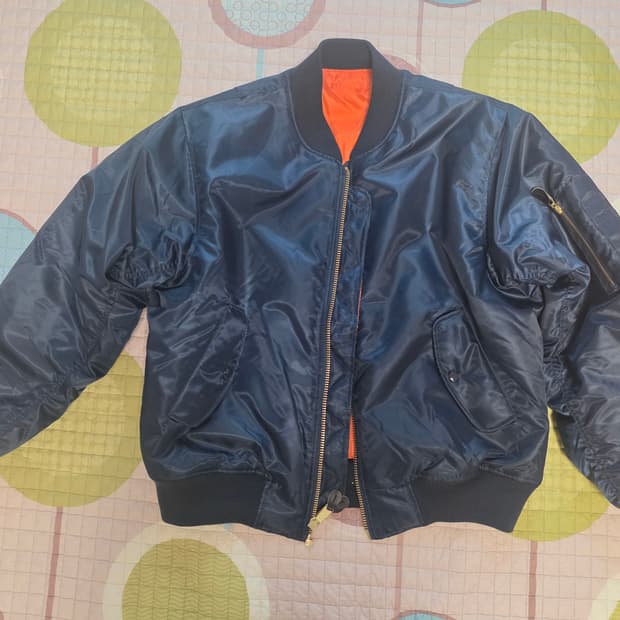 로스코 MA-1 네이비 항공점퍼 L사이즈(105~110) 판매