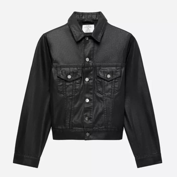 Ludovic de Saint Sernin 왁스 코팅진 데님 자켓 트러커