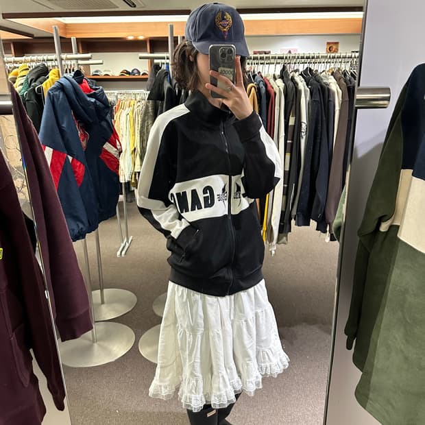 OS)Japanese vintage Devil Gang 트랙탑 져지