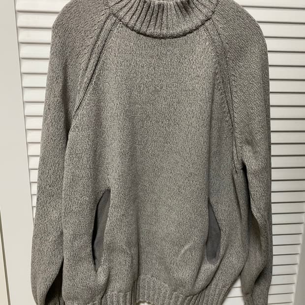 산산기어 니트 스너그 세이지 컬러