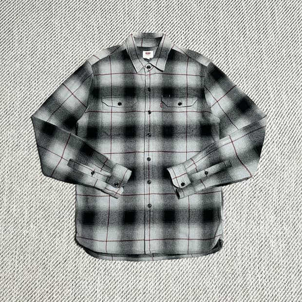 [S] Levi's 리바이스 플란넬 체크셔츠