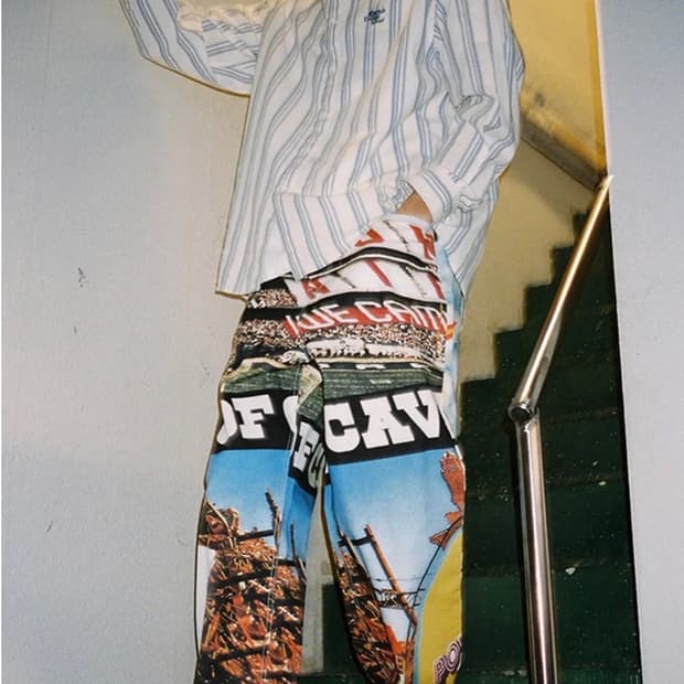 [CAVISH] FUNKIFIZE 5-POCKET PANTS BLUE