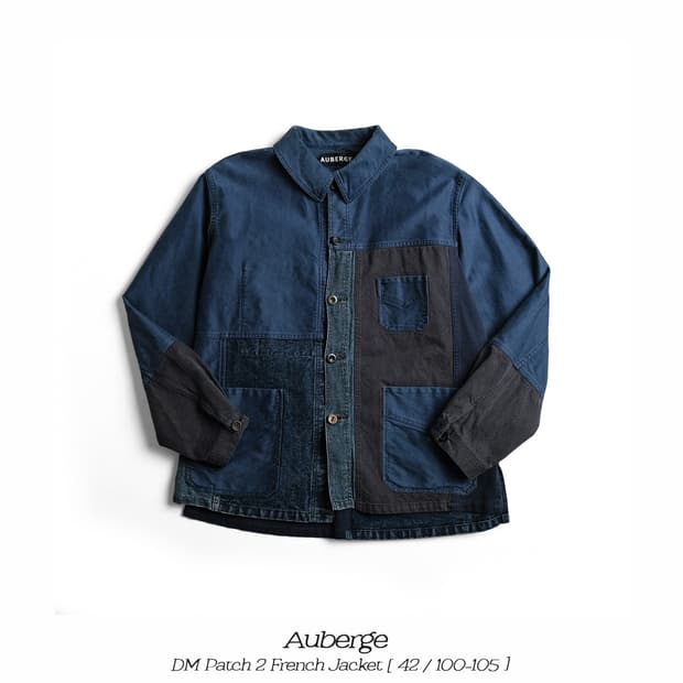 AUBERGE 오베르주 패치워크 프렌치 워크자켓 42사이즈