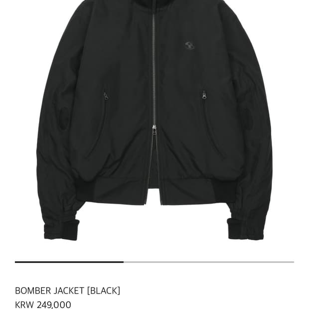 산산기어 봄버 자켓 블랙 3