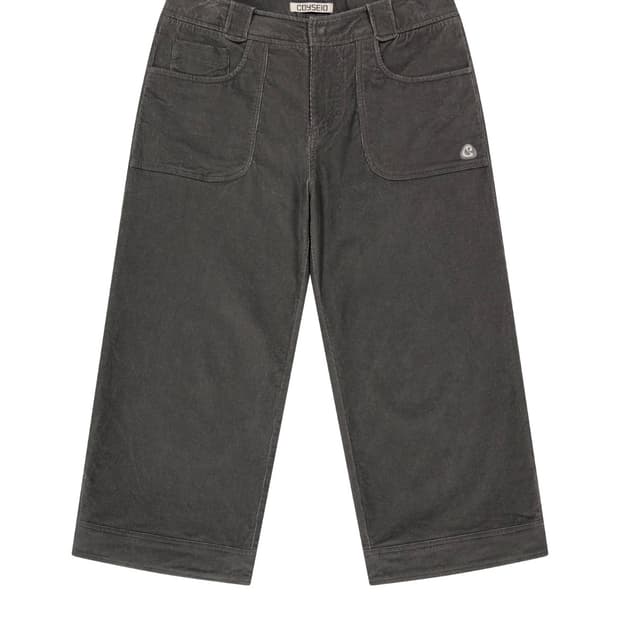 코이세이오 CORDUROY CAPRI PANTS 카프리 팬츠 차콜