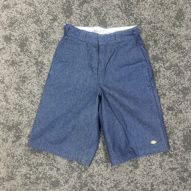 디키즈 루즈핏 데님 와이드 반바지