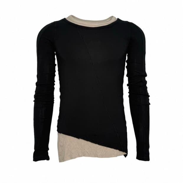 Asymmetric Layered long Sleeve top