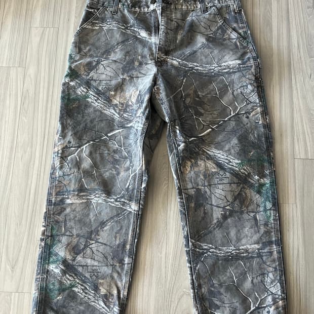 [38] 빈티지 칼하트 리얼트리 워크팬츠 made in usa