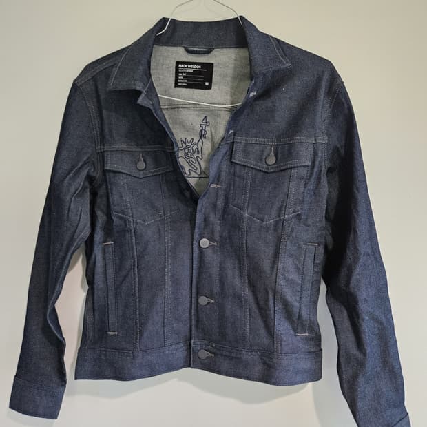 Mack Weldon 실버 데님자켓