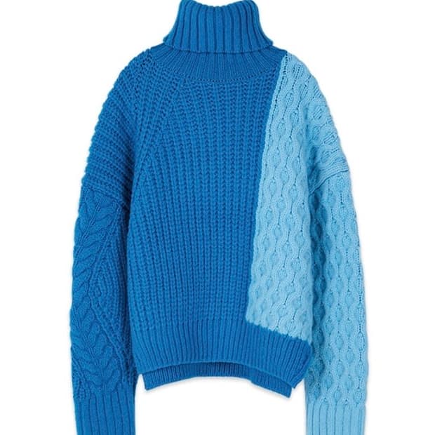 앤더슨벨 하이넥 니트