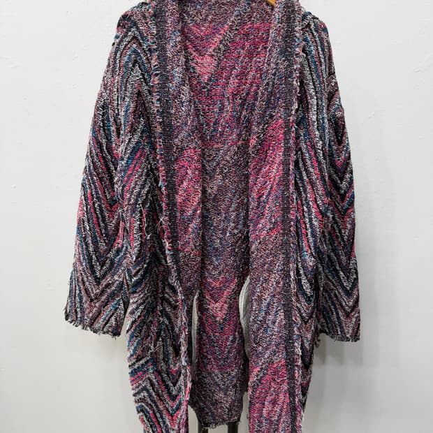 정품) IRO 이로 트위드 멀티컬러 가디건 36 