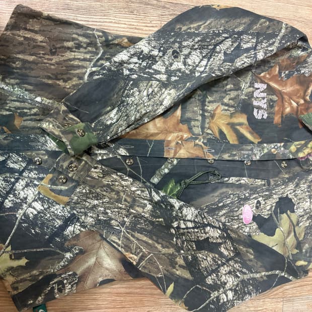 Mossy Oak 리얼트리 카모 셔츠 XS