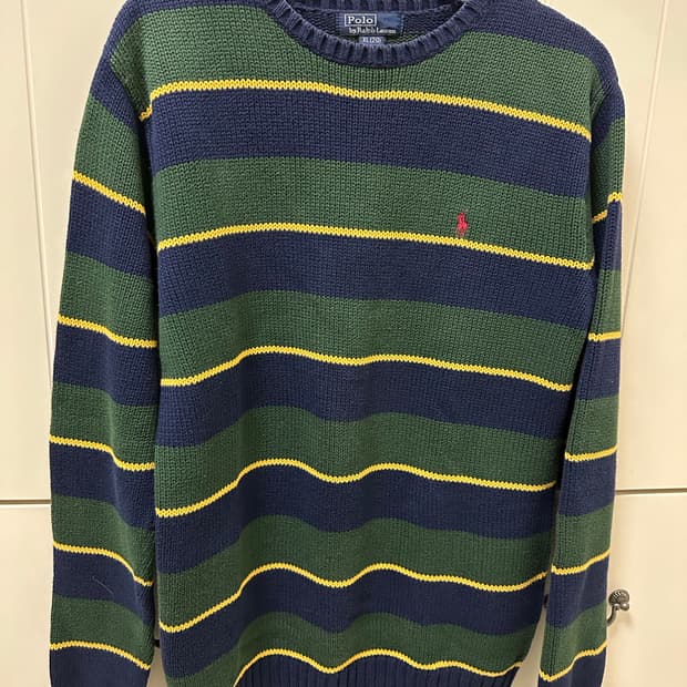 폴로 랄프로렌 스웨터 케으블 니트 청키